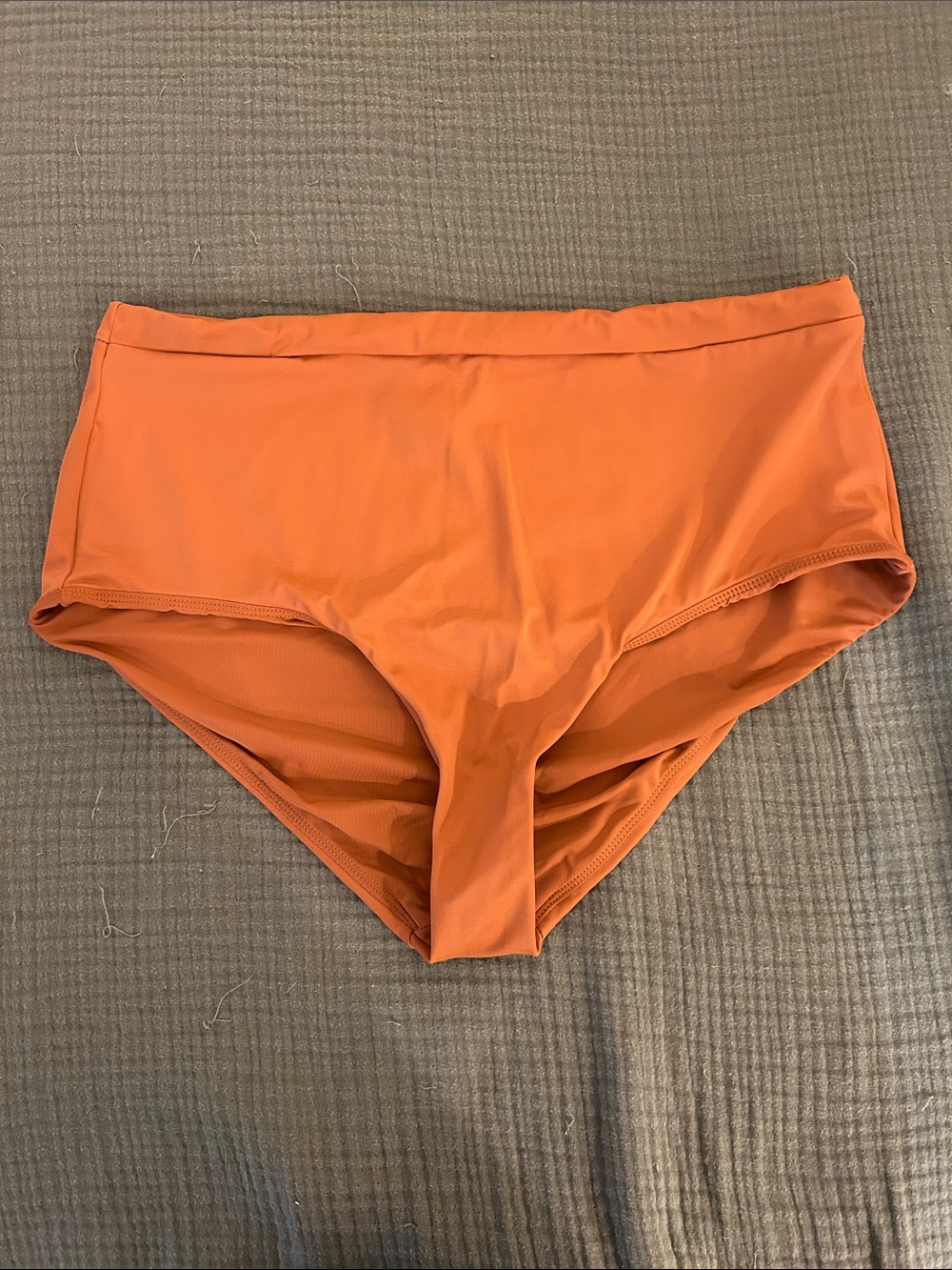 NWT Andie The Wide Band High Waisted Bottom in Chestnut